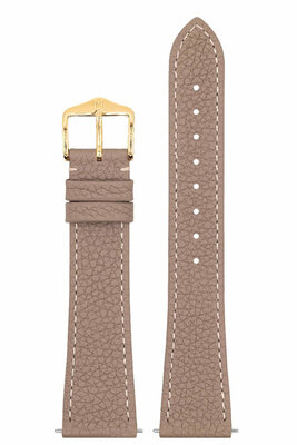 Šedý kožený remienok Hirsch Bologna L 01802037-1 (Telatina)