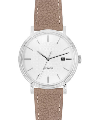 Šedý kožený remienok Hirsch Bologna L 01802037-1 (Telatina)