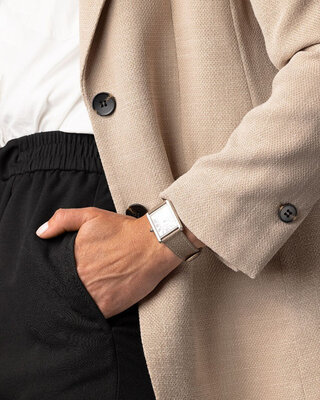 Šedý kožený remienok Hirsch Bologna L 01802037-1 (Telatina)