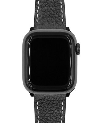 Čierny kožený remienok Hirsch Bologna L 01802050-2 (Teletina)