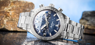 Edox SkyDiver Chronograph Quartz 10116-3-buidn Limited Edition 1000pcs ( + náhradný remienok )