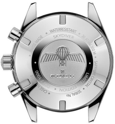 Edox SkyDiver Chronograph Quartz 10116-3-gridn Limited Edition 1000pcs ( + náhradný remienok )