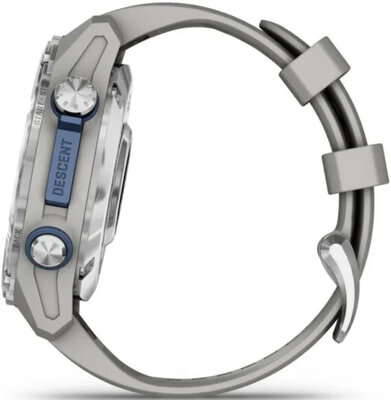 Garmin Descent Mk3 - 43 mm, strieborná/mlhovo šedá