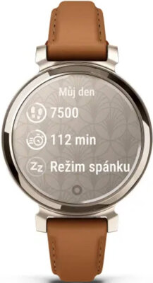Garmin Lily 2 Classic Cream Gold/Tan Leather Band
