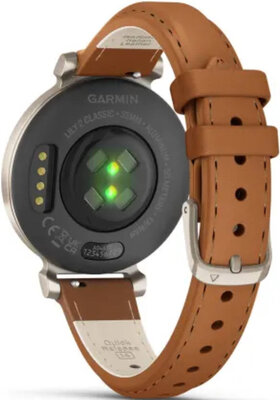 Garmin Lily 2 Classic Cream Gold/Tan Leather Band