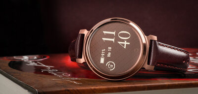 Garmin Lily 2 Classic Dark Bronze / Mulberry Leather Band