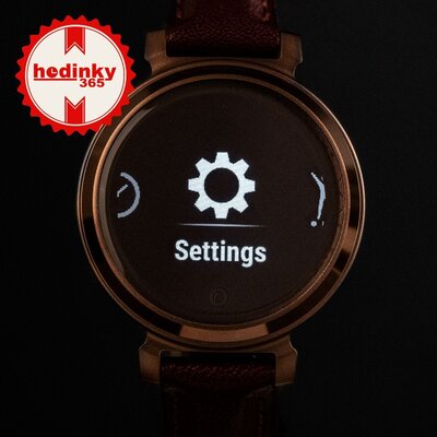 Garmin Lily 2 Classic Dark Bronze / Mulberry Leather Band