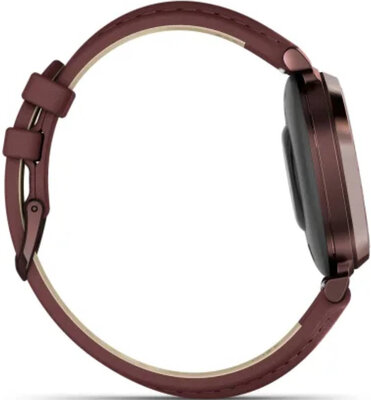 Garmin Lily 2 Classic Dark Bronze / Mulberry Leather Band