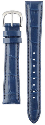 Modrý kožený remienok Orient UL019012J0, strieborná pracka (pre model RA-AG00)