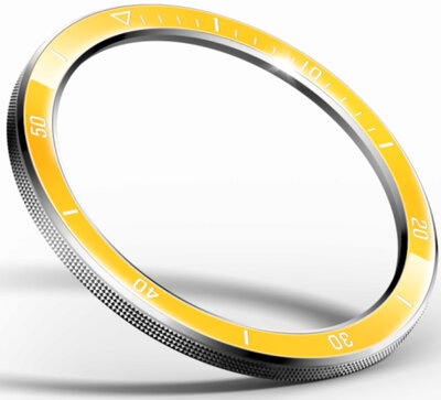 Náhradná luneta pre Xiaomi Watch S3 Bezel (Yellow)
