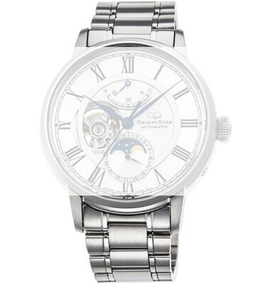Oceľový náramok Orient Star UM004111J0 20mm (pro RE-AY01, RE-AM00), strieborný