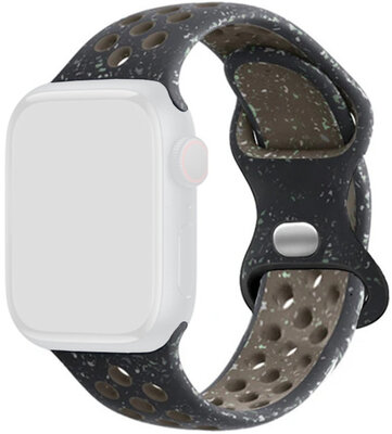 Remienok pre Apple Watch 42/44/45 mm, silikónový športový, čierny