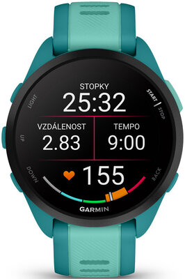 Garmin Forerunner 165 Music, tyrkysová/vodná