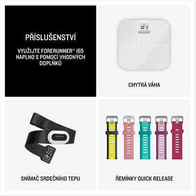 Garmin Forerunner 165 Music, tyrkysová/vodná