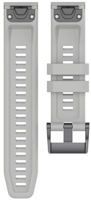 Silikónový remienok Ricardo 26mm (pre Garmin Fenix 8/7X/6X (51mm), Tactix aj.), šedý, QuickFit