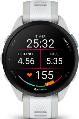 Garmin Forerunner 165, Mist Grey/Whitestone