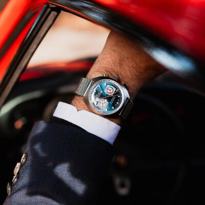 Edox Sportsman Automatic 08202-3bu-buin Limited Edition 600pcs (+ náhradný remienok)