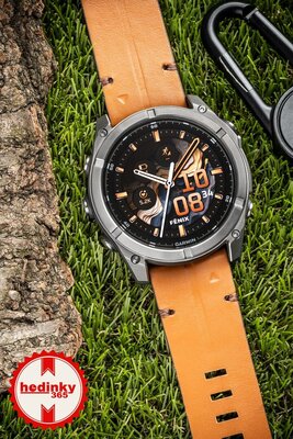 Kožený remienok Ricardo Colfosco 26mm, Brown, QuickFit