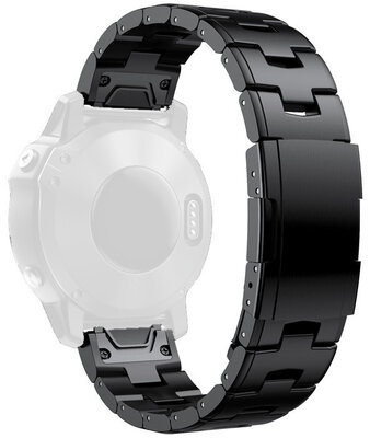 Oceľový náramok Ricardo Corvara 26mm, Black, QuickFit
