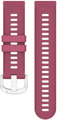 Silikónový remienok Ricardo 18mm (pro Garmin Venu 2S, Vívoactive 4S, Forerunner 265S, Venu 3S aj.), červený V1, Quick Release