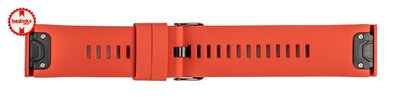 Silikónový remienok Ricardo Livigno 26mm, Red, QuickFit