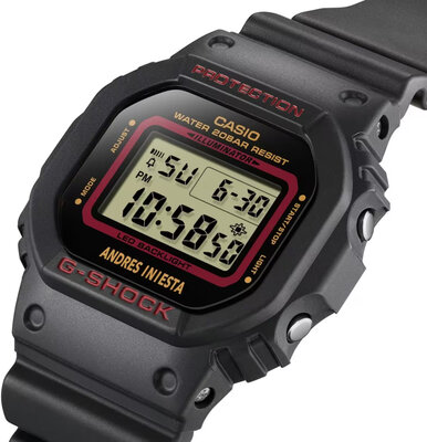 Casio G-Shock Original DW-5600AI-1ER Andrés Iniesta Collaboration