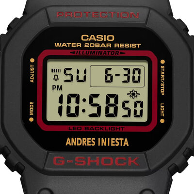 Casio G-Shock Original DW-5600AI-1ER Andrés Iniesta Collaboration