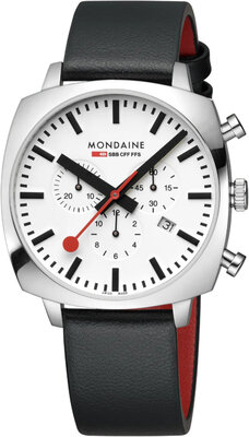 Mondaine Grand Cushion Quartz MSL.41410.LBV.SET (+ náhradný remienok)