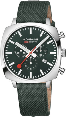Mondaine Grand Cushion Quartz MSL.41460.LF.SET (+ náhradný remienok)