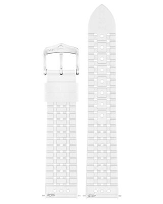 Kaučukový remienok Hirsch NYAD M 0920099100-2, biely, prírodný kaučuk, dĺžka M, Quick Release