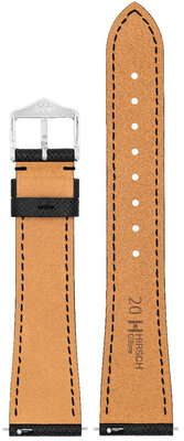 Čierny kožený remienok Hirsch Giffone L 01875150-2 (Teletina)