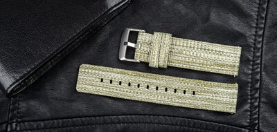 Nylonový popruh Ricardo 22mm (pro Garmin Venu, Venu Sq, Venu Sq 2, Venu 2 plus aj.), zelený, Quick Release