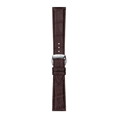 Kožený remienok Tissot T852.045.399 21mm, hnedý, Quick Release