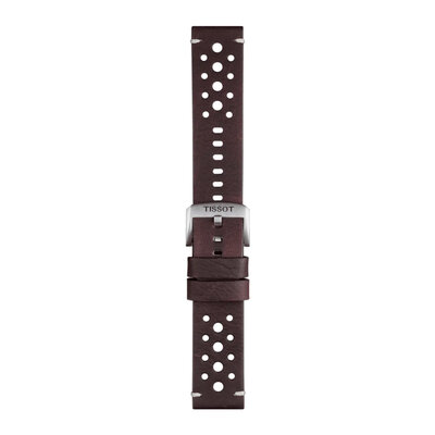 Kožený remienok Tissot T852.046.777 22mm, hnedý, Quick Release