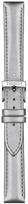 Kožený remienok Tissot T852.047.129 16mm, strieborný, Quick Release