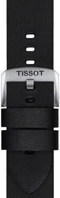 Kožený remienok Tissot T852.048.225 22mm, čierny, Quick Release