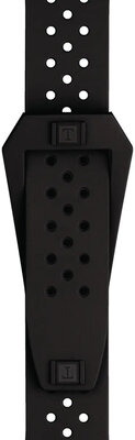 Pryžový remienok Tissot Sideral T852.048.857 20mm, čierny, Quick Release