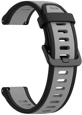 Silikónový remienok Ricardo 18mm (Garmin Venu 2S, Vívoactive 4S, Forerunner 265S, Venu 3S aj.), čierny, Quick Release