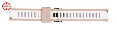 Silikónový remienok Ricardo Bormio 18mm, Beige, Quick Release