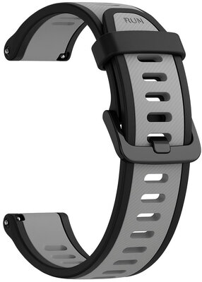 Silikónový remienok Ricardo 22mm (pre Garmin Venu 3, Forerunner 265, Vívoactive 4 aj.), čierny V2, Quick Release