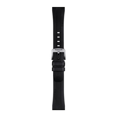 Silikónový remienok Tissot T852.044.545 20mm, čierny, Quick Release