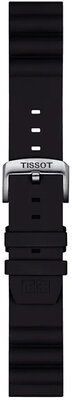 Silikónový remienok Tissot T852.047.179 22mm, čierny, Quick Release