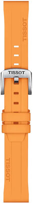 Silikónový remienok Tissot T852.047.452 18mm, oranžový, Quick Release