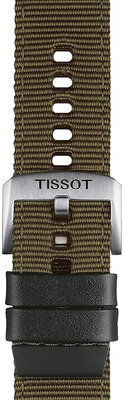 Textilný remienok Tissot T852.046.756 22mm, zelený, Quick Release