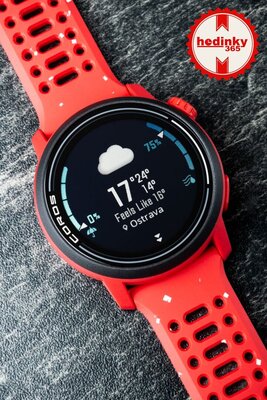 Coros Pace 3 Red / Silicone Band (rozbalené)