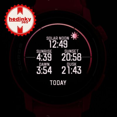 Coros Pace 3 Red / Silicone Band (rozbalené)