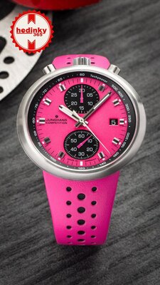 Junghans Sport 1972 Competition 27/4406.00 Pink Limited Edition 100pcs