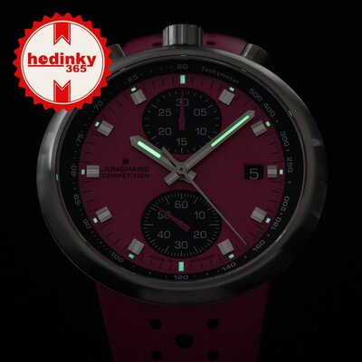Junghans Sport 1972 Competition 27/4406.00 Pink Limited Edition 100pcs