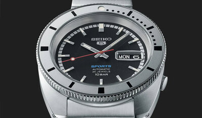 Seiko 5 Sports Automatic SRPL05K1 Heritage Design Re-creation Limited Edition 9999pcs (+ náhradný remienok)