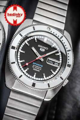 Seiko 5 Sports Automatic SRPL05K1 Heritage Design Re-creation Limited Edition 9999pcs (+ náhradný remienok)